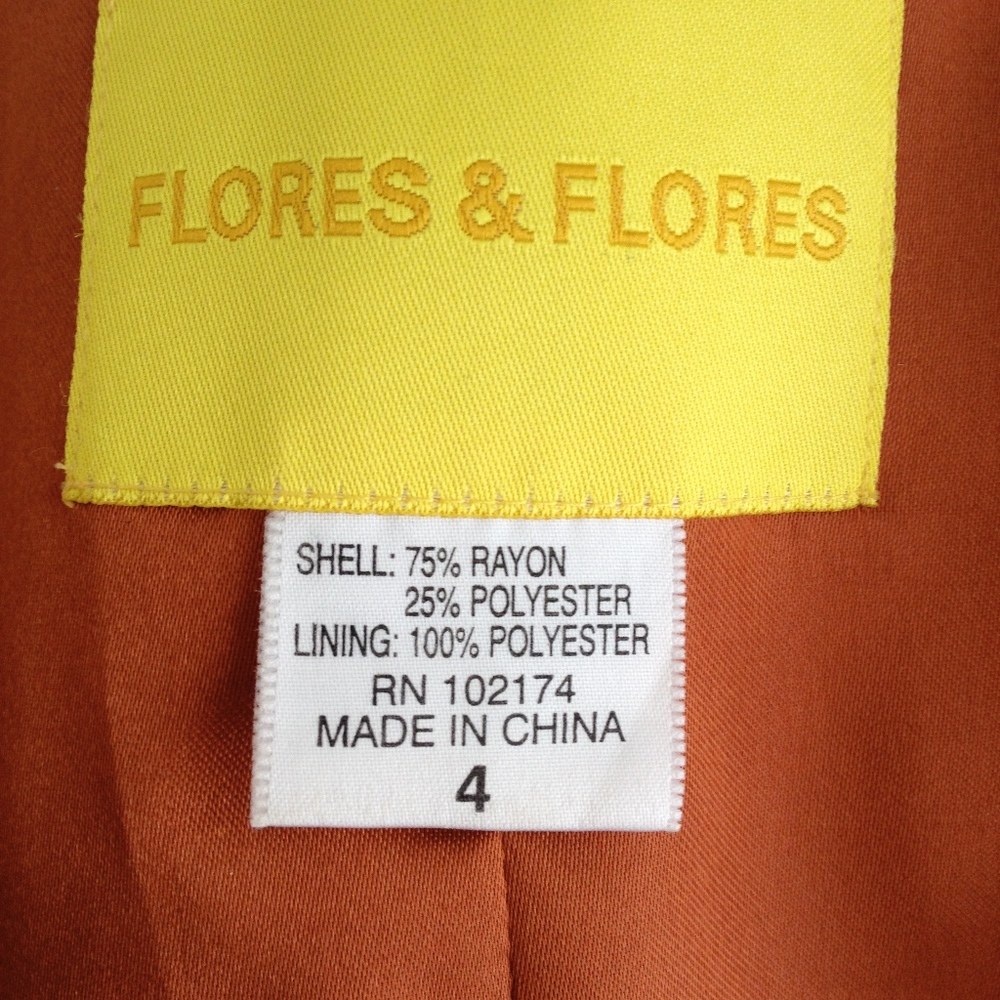 Flores & Flores Shimmering Bronze Jacket - Picture 6 of 6